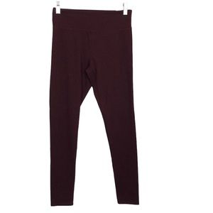 NEW NWT Aerie chill play move feel comfy leggings in burgundy size Medium